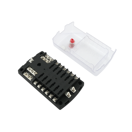 Sicherungsdose 12-pol und Masseverteiler