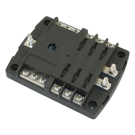 Sicherungsdose 6-pol und Masseverteiler