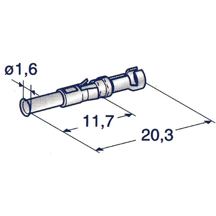 Rundstecker mit N.-1.5mm2 BMW/Ford