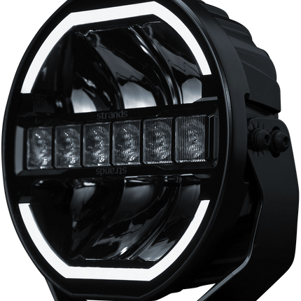 STRANDS SIBERIA SKYLORD LED-Fernscheinwerfer, 9″, mit gelbem/weissem Positionslicht und Offroad-Modus - 270948 - 1 - Stück STRANDS