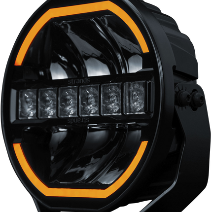 STRANDS SIBERIA SKYLORD LED-Fernscheinwerfer, 9″, mit gelbem/weissem Positionslicht und Offroad-Modus - 270948 - 1 - Stück STRANDS