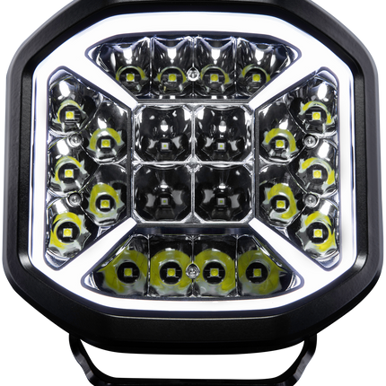 STRANDS SIBERIA X LED-Fernscheinwerfer, 7″, mit gelbem/weissem Positionslicht und Offroad-Modus - 1 - Stück STRANDS