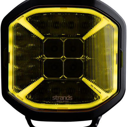 STRANDS SIBERIA X LED-Fernscheinwerfer, 7″, mit gelbem/weissem Positionslicht und Offroad-Modus - 1 - Stück STRANDS