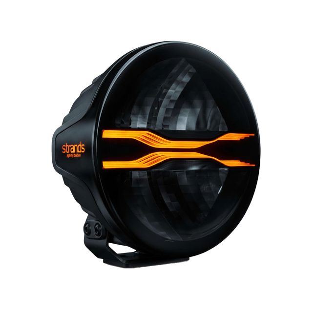 STRANDS Dragon Drive LED-Fernscheinwerfer, 7″ mit Positionslicht Gelb/Weiss und Offroad-Modus - 270967 - 1 - Stück STRANDS