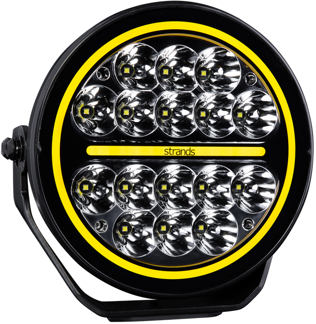 STRANDS SIBERIA XP LED-Fernscheinwerfer, 7’’ mit Positionslicht gelb/weiss und Offroad Modus - 270985 - 1 - Stück STRANDS