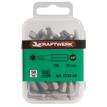 1/4 TX bit 25 mm T30, 50 Stück 2735-50 - Hischier Auto AG