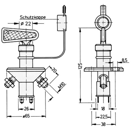 Merit Batterietrennschalter 100 A