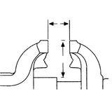 Stahl-Schraubstock 150 mm / 6 2963