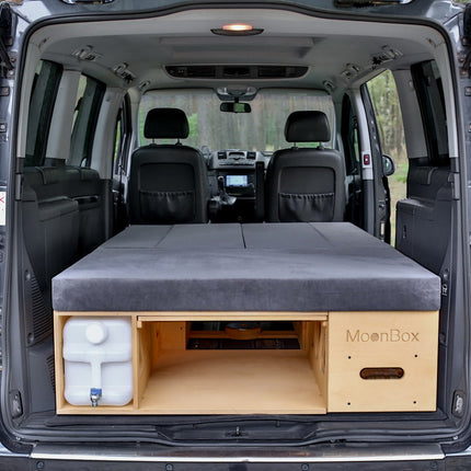Moonbox Campingbox mit Tisch Van/Bus 115cm UV-Lack Moonbox