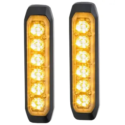 Hella - LED-Blitz-Kennleuchten- Set gelb, BST-V-Slim - 1 - Satz Hella