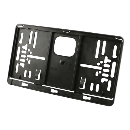 Kennzeichenhalter schwarz hinten