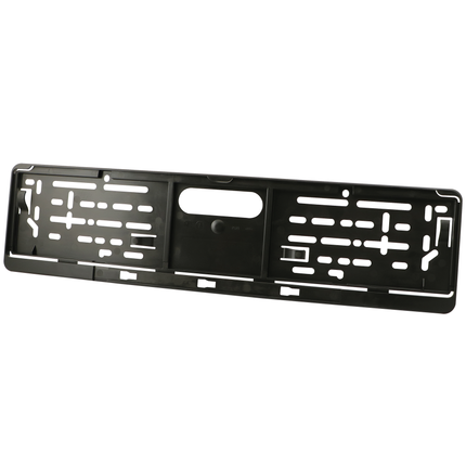 Kennzeichenhalter schwarz hinten