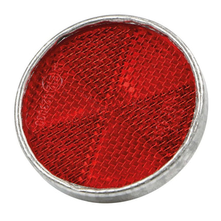 Rückstrahler rot Alufassung 55mm