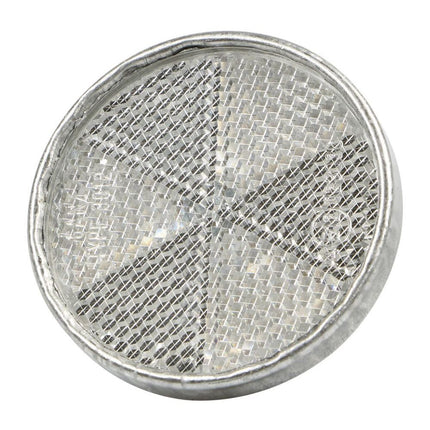 Rückstrahler weiss Alufassung 55mm