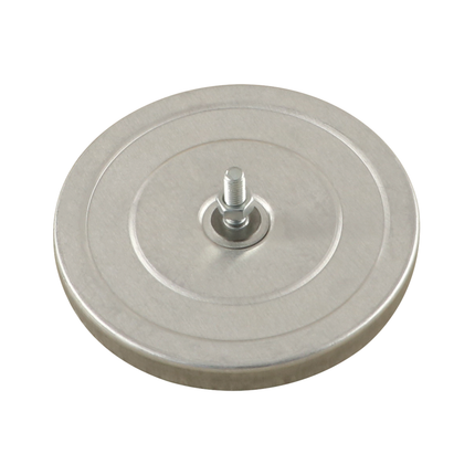 Rückstrahler weiss Alufassung 84mm