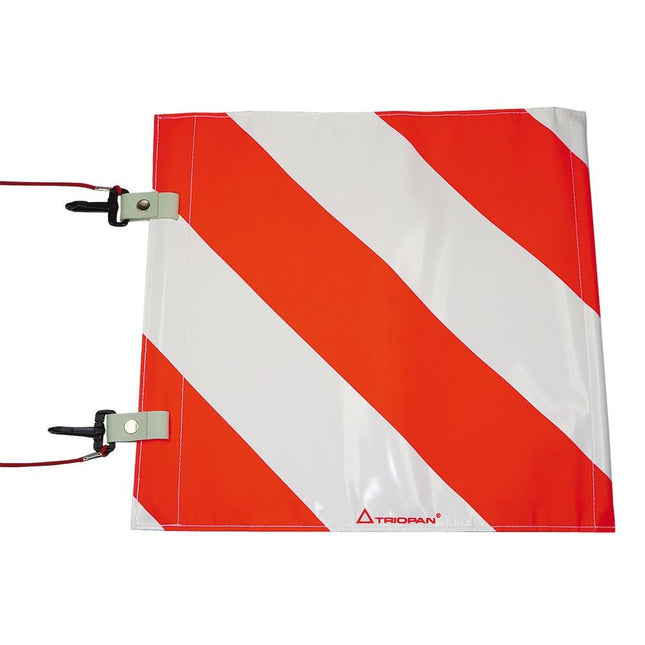 Triopan - Signalfahne mit Seil und Karabiner