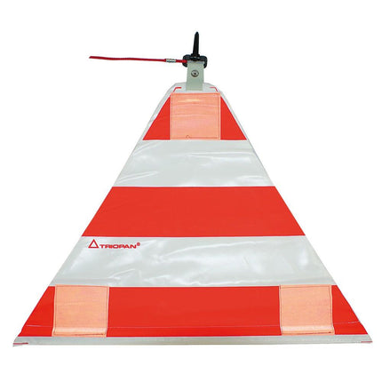 Triopan - Warnsignal, dreieckig, flach rt/ws