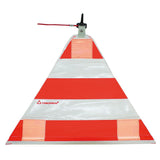 Triopan - Warnsignal, dreieckig, flach rt/ws 305109