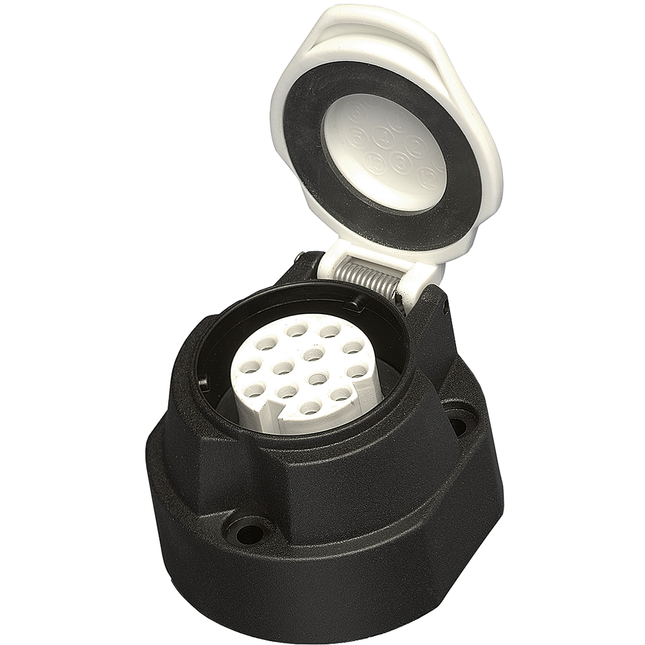 Steckdose 13-Poler 24V, inkl. Gummi