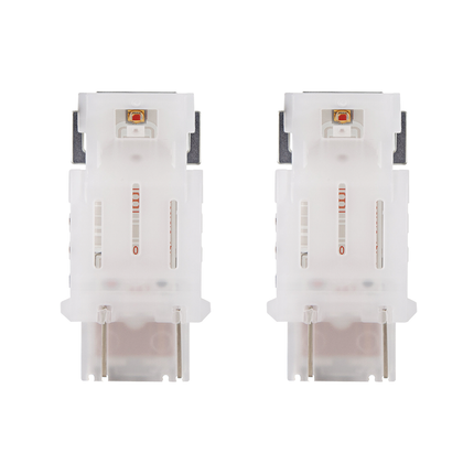 OSRAM - 2 x LED-Glassockellampen W2.5x16q 12 V Red