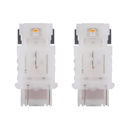 OSRAM - 2 x LED-Glassockellampen W2.5x16q 12 V gelb