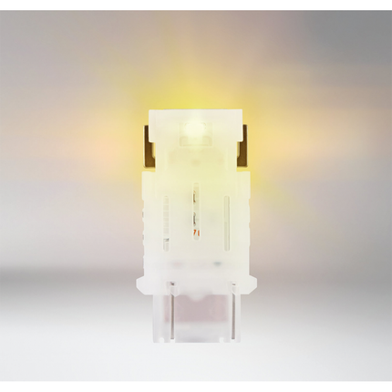 OSRAM - 2 x LED-Glassockellampen W2.5x16q 12 V gelb