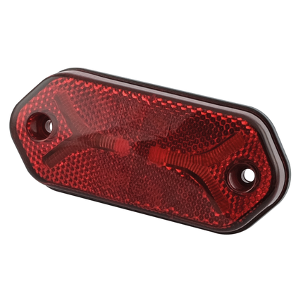Aspöck Faltpoint IV rot 12/24 V, AMP Superseal 2 pol. männlich, rote Lichtscheibe - 317444041 - 1 - Stück Aspöck