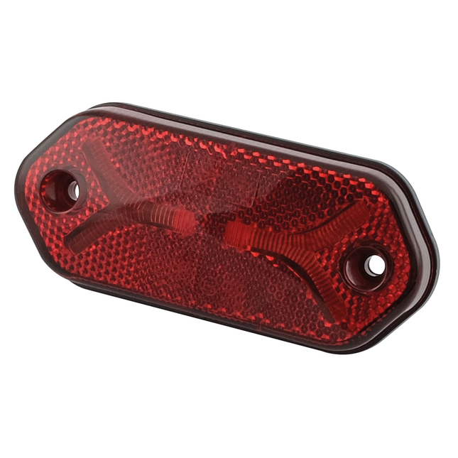 Aspöck Faltpoint IV rot 12/24 V, AMP Superseal 2 pol. männlich, rote Lichtscheibe - 317444041 - 1 - Stück Aspöck