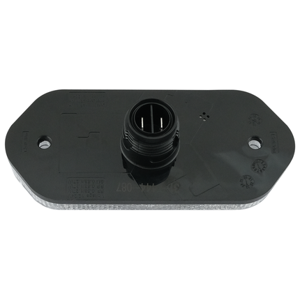 Aspöck Flatpoint IV weiss 12/24 V, Bajonett 2 pol. männlich, weisse Lichtscheibe - 1 - Stück Aspöck
