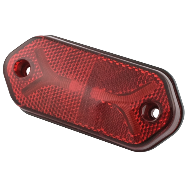 Aspöck Flatpoint IV rot 12/24 V, Bajonett 2 pol. männlich, rote Lichtscheibe - 317444091 - 1 - Stück Aspöck