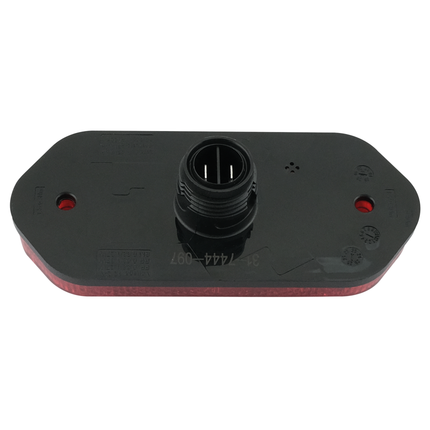 Aspöck Flatpoint IV rot 12/24 V, Bajonett 2 pol. männlich, rote Lichtscheibe - 317444091 - 1 - Stück Aspöck