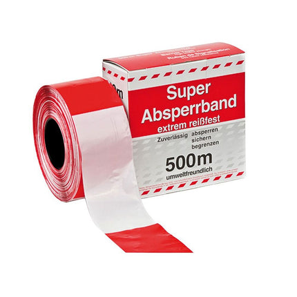 Absperrband 500m rot/weiss 318201 - Hischier Auto AG