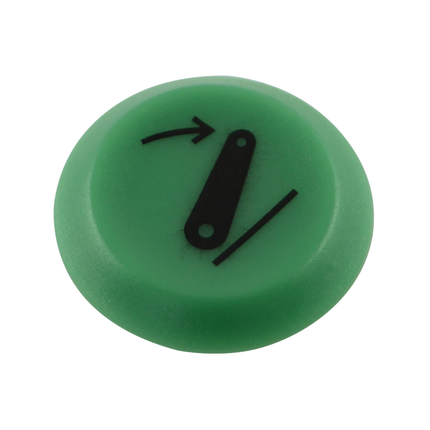 Pneutron Emblem "Hubwerk senken grün"