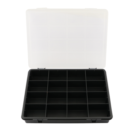 Sortimentsbox aus Kunststoff 16-teilig schwarz - 3300 - 1 - Stück Diverse