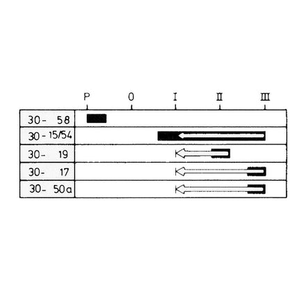 Glüh-Startschalter Typ Merit mit Parkstellung