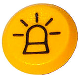 Pneutron Emblem "Rundumleuchte gelb" 33ge