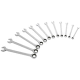 Clickraft Ratschen-Ring-Maulschlüssel-Satz, 12-tlg. 3400-54