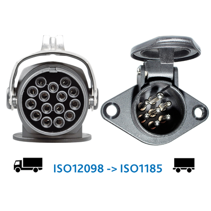 Adapter 15- auf 7-pol. * Euro-N *