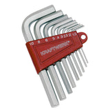 InSechskantschlüsselsatz, 1.5-10mm, 9-tlg. 3601