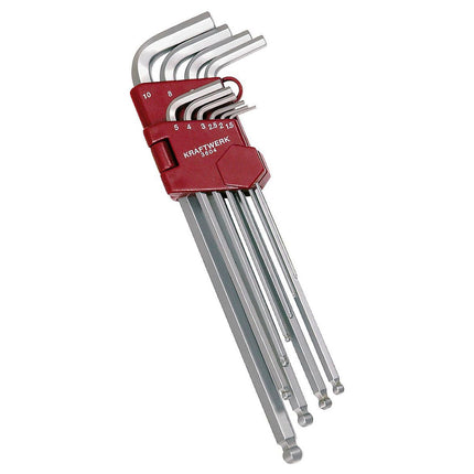 Kugelkopf-InSechskant-Satz 1.5-10mm, 10-tlg. 3604 - Hischier Auto AG