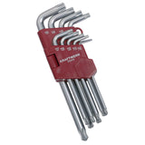 9-t.Kugel TX-Stiftschlüssel-Satz T10-T50 3608