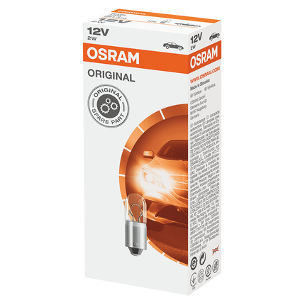 Osram Glühlampe BA9s 12V 2W - 3796 - 1 - Stück OSRAM