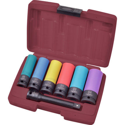 7-t. Alufelgen-Schlagstecknuss-Satz 1/2 381005 - Hischier Auto AG