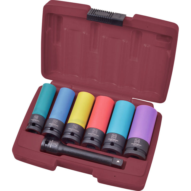 7-t. Alufelgen-Schlagstecknuss-Satz 1/2 381005 - Hischier Auto AG