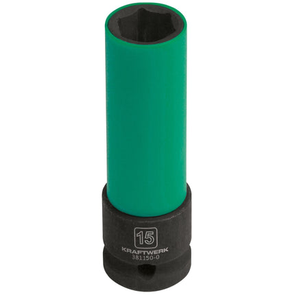 Tiefe Schlagnuss 1/2 15mm m.Plastikring 381150-0 - Hischier Auto AG