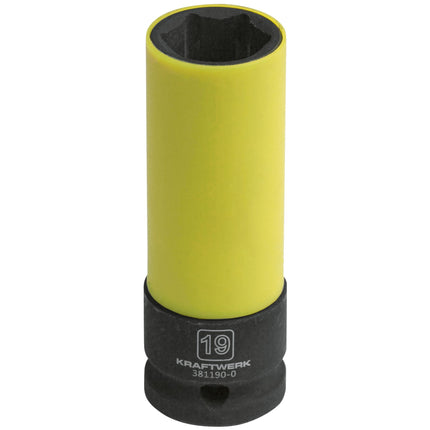 Tiefe Schlagnuss 1/2 19mm m.Plastikring 381190-0 - Hischier Auto AG