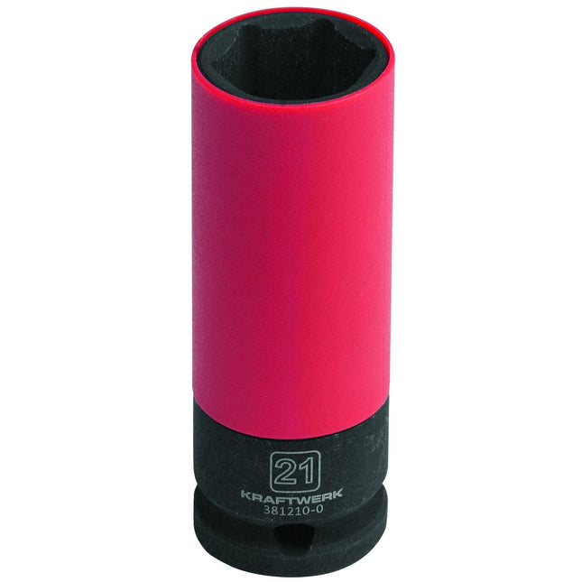 Tiefe Schlagnuss 1/2 21mm m.Plastikring 381210-0 - Hischier Auto AG