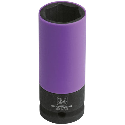 Tiefe Schlagnuss 1/2 24mm m.Plastikring 381240-0 - Hischier Auto AG