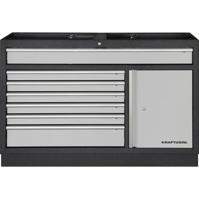 Mobilio Schubladenschrank Breit 7 Schubladen 1-Türig 3964-02-W - Hischier Auto AG