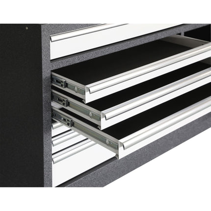 Mobilio Schubladenschrank Breit 7 Schubladen 1-Türig 3964-02-W - Hischier Auto AG